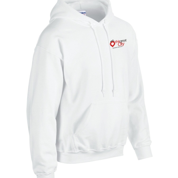 Heavy Blend 50/50 Hooded Sweatshirt White