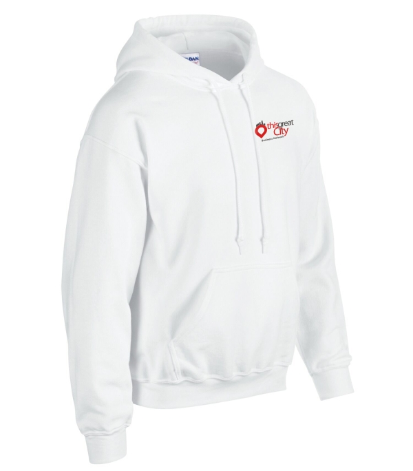 Heavy Blend 50/50 Hooded Sweatshirt White