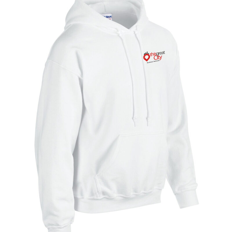 Heavy Blend 50/50 Hooded Sweatshirt White