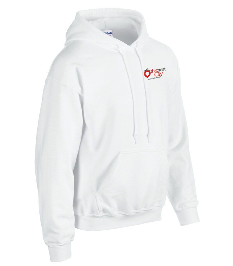 Heavy Blend 50/50 Hooded Sweatshirt White