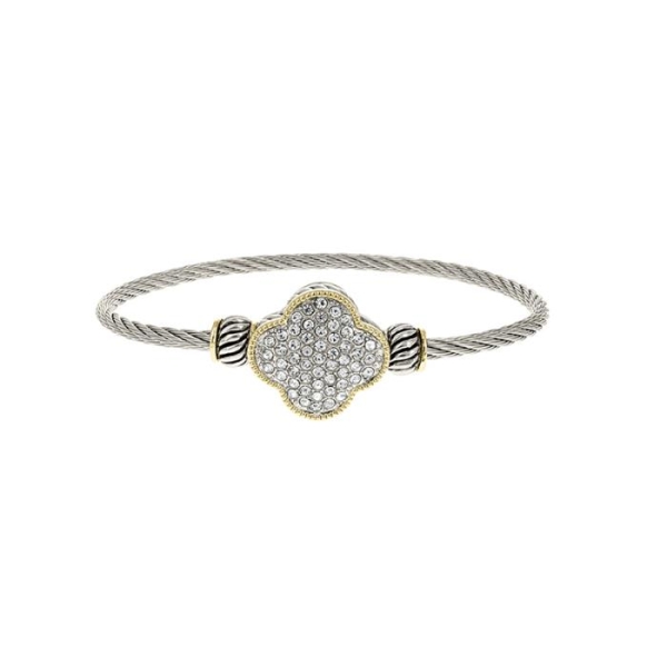 Clover Cubic Zirconia Stone Bracelet